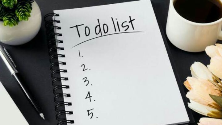 How to organise task with a weekly to-do list