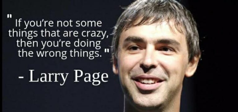 Inspirational quotes from Larry Page for aspiring entrepreneurs