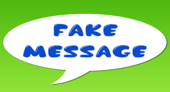 Why forwarding fake messages is dangerous