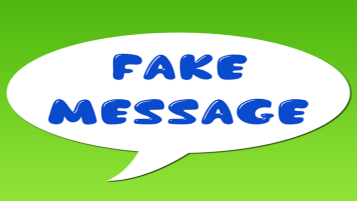 Why forwarding fake messages is dangerous