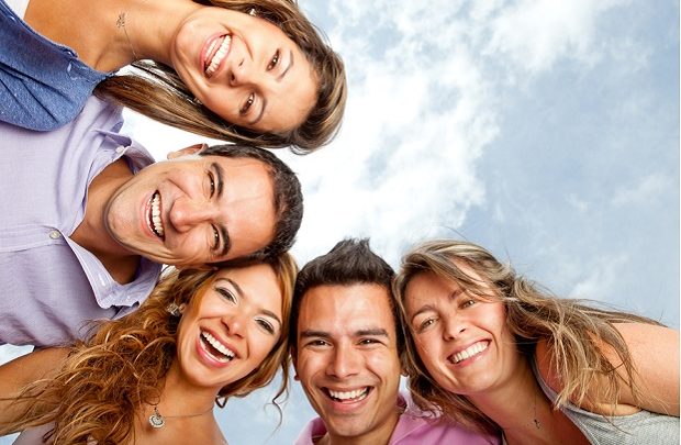 Is the key to happiness in friends or family?