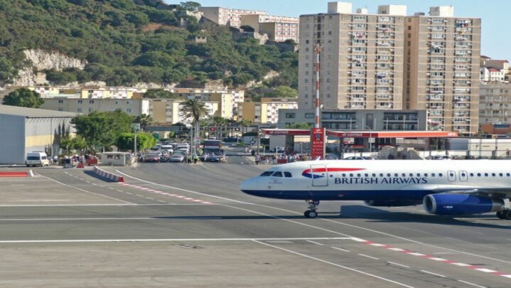 A Runway Intersecting A Road!!! Have A Look At Gibraltar’s Airport That Will Shock You