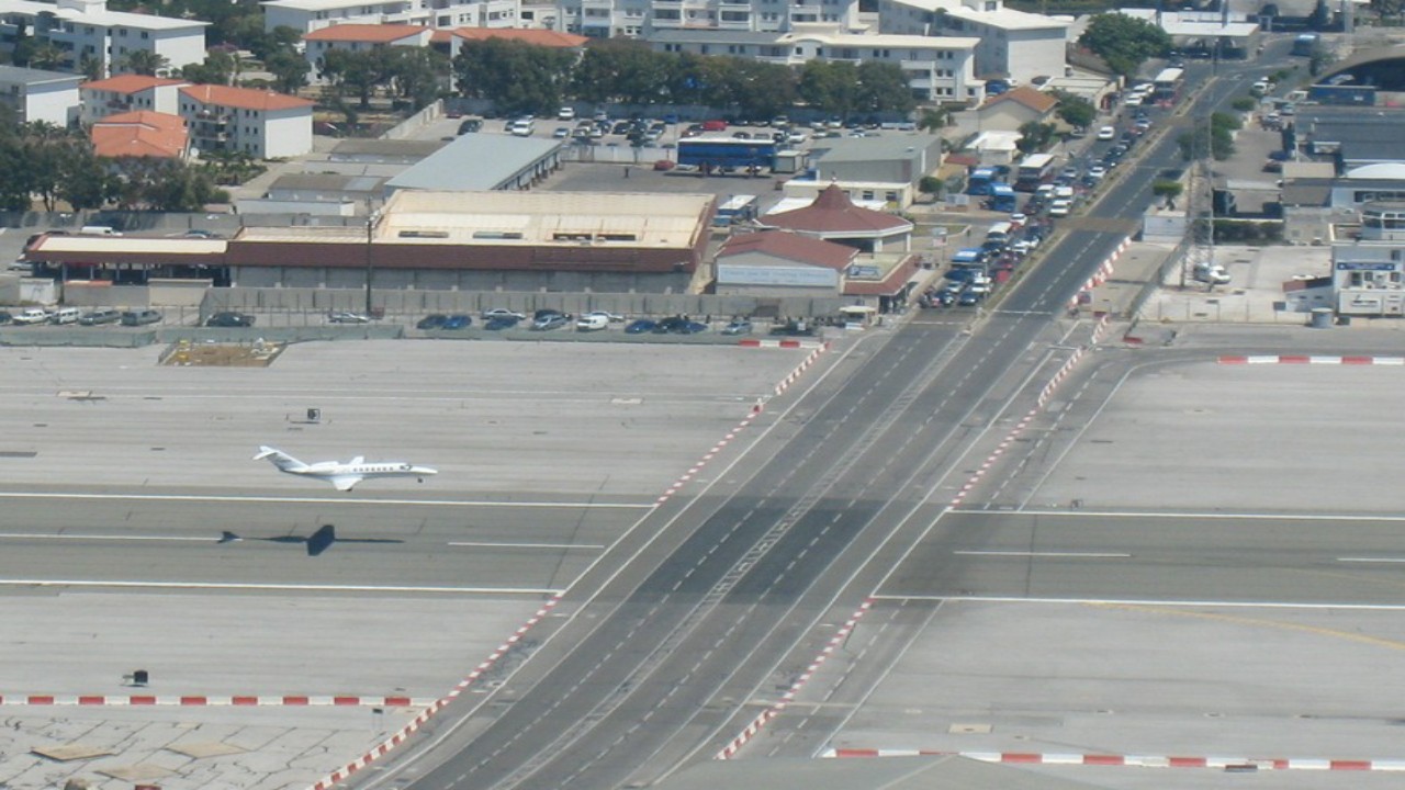 A Runway Intersecting A Road!!! Have A Look At Gibraltar’s Airport That Will Shock You