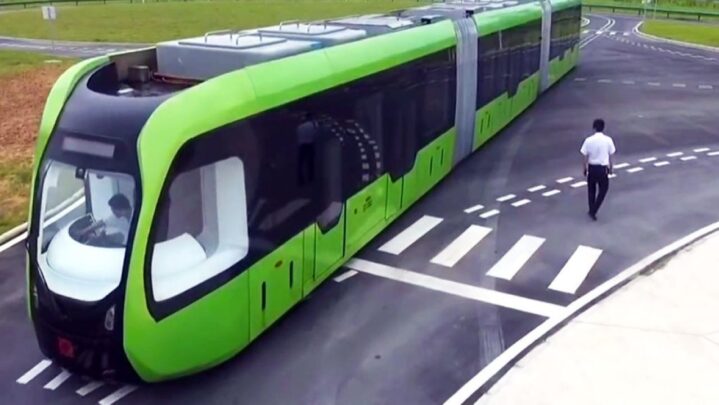 Trackless Trains! Here Is China Showing How It’s Done