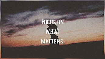 Questions To Ask Yourself To FOCUS On What Matters