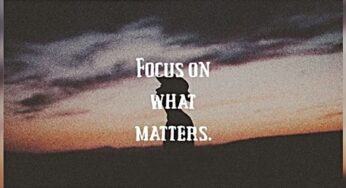 Questions To Ask Yourself To FOCUS On What Matters