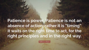 The Power Of Patience