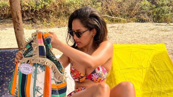 Masaba Gupta’s “Busy Monday” Floral Bikini Picture Has Taken Over Our Minds! Check That Out!