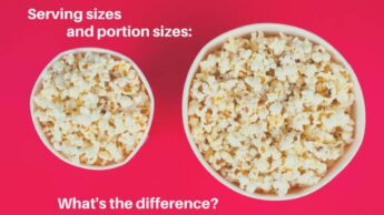 The Difference Between ‘Portion Size’ And ‘Serving Size’ And How It Counts
