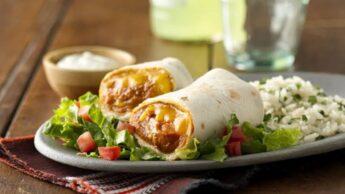 Enjoy This Bean & Cheese Burrito Perfect For Your Evening Snack