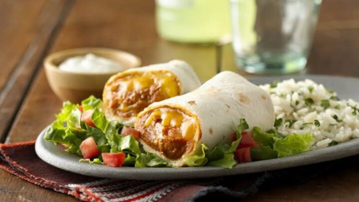 Enjoy This Bean & Cheese Burrito Perfect For Your Evening Snack