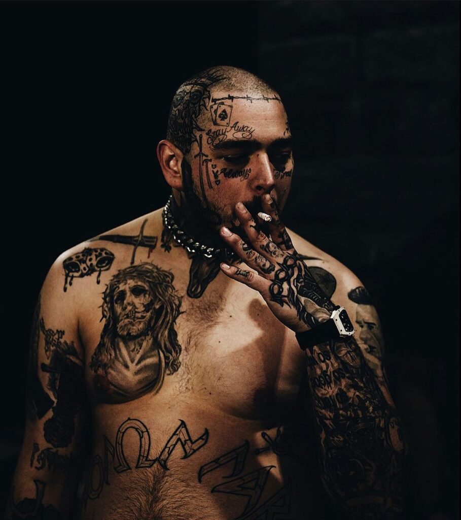Post Malone's Interesting Tattoos And What It Means 1