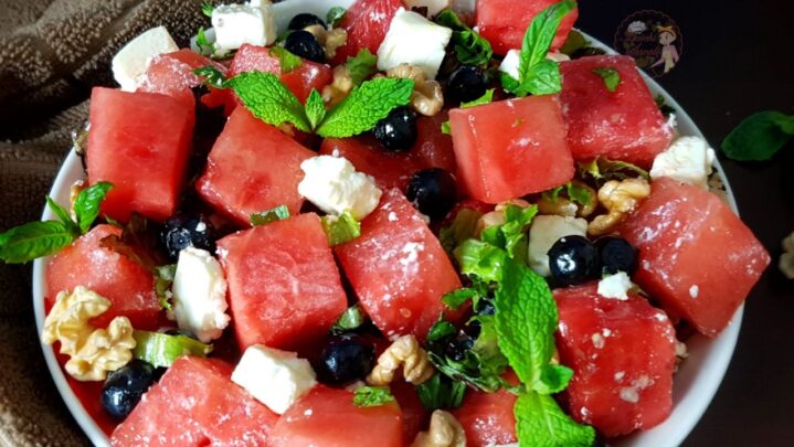 Have You Tried This Salad With Watermelon And Feta? Recipe Here