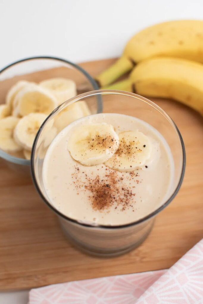 Easy To Make Healthy Brown Sugar Banana Smoothie For Fitness Freak Shake 3