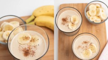 Easy To Make Healthy Brown Sugar Banana Smoothie For Fitness Freak Shake