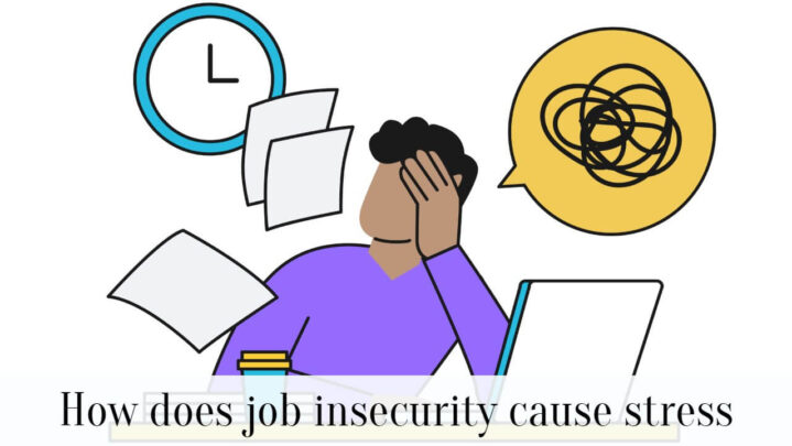 How does job insecurity cause stress