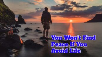You Won’t Find Peace If You Avoid Life