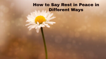 How to Say Rest in Peace in Different Ways