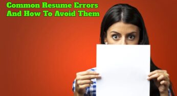 Common Resume Errors And How To Avoid Them